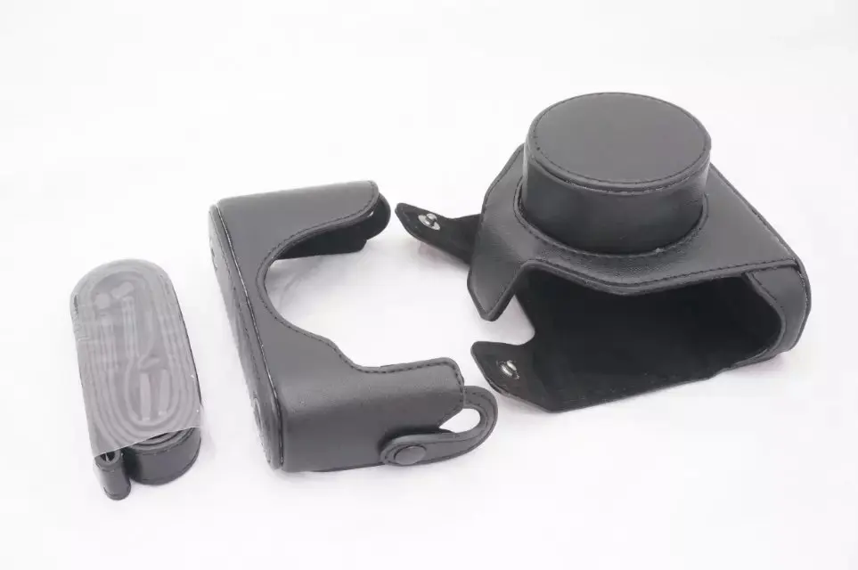 Чехол из искусственной кожи для камеры, сумка на плечо, жесткие сумки, наплечный ремень для Fujifilm Fuji X10 X20 Finepix, черный, кофейный цвет