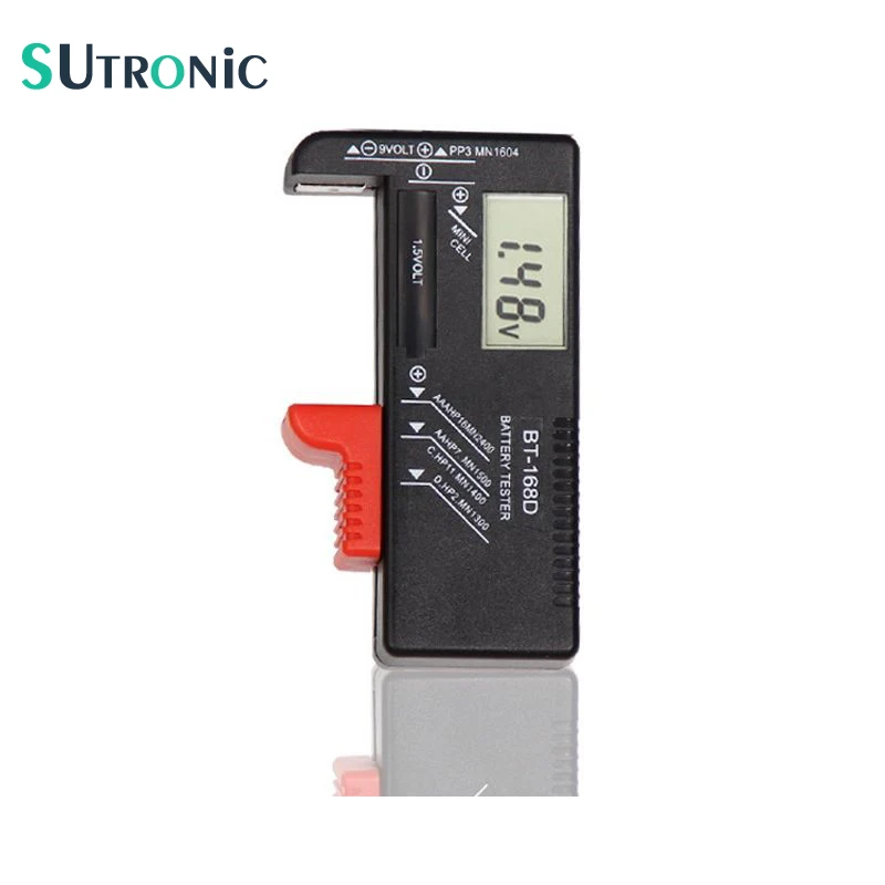 

BT-168D High Quality Universal Digital Display Battery Capacity Tester 1.5V/9V