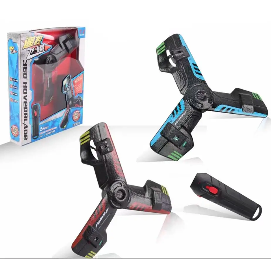 

Remote-controlled flying saucer 2.4g crash-proof charging triangle aircraft 360 rotary aircraft uav model toy