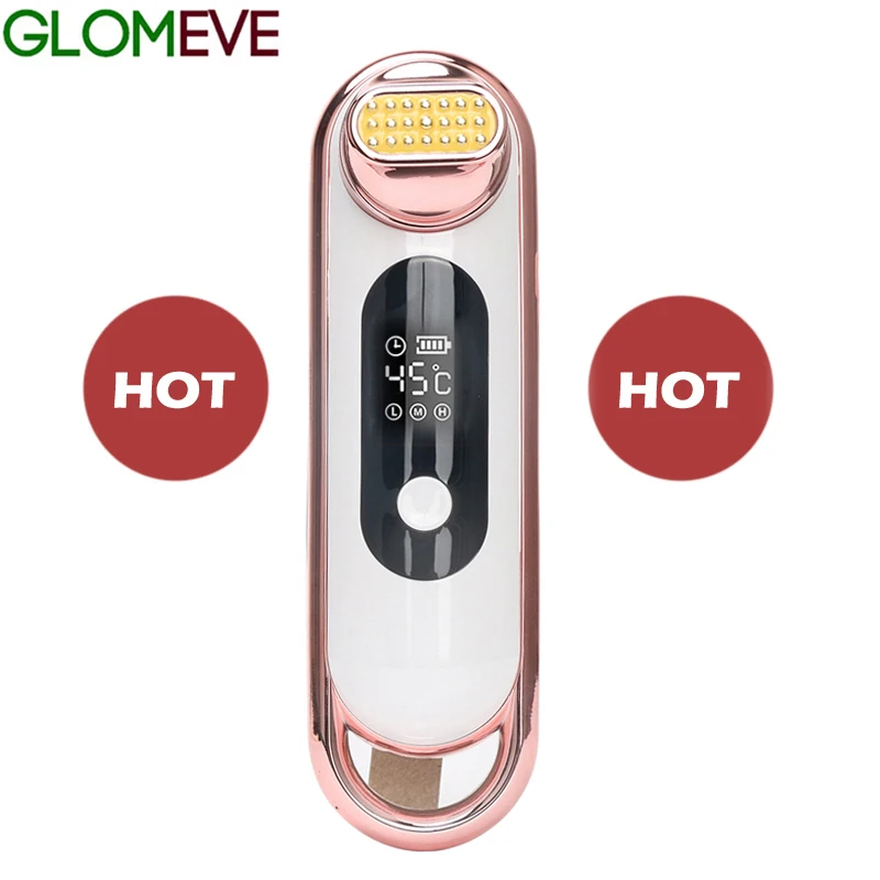

Recharge Radio Frequency Facial Lifting Firming Warm Temperature EMS Heat Introduction Shrink Pores Remove Wrinkle Beauty Device