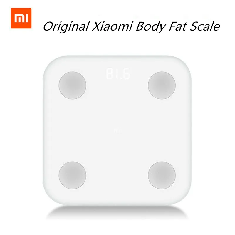

New Original Xiaomi Mi Smart Body Fat Scale With Mifit APP & Body Composition Monitor With Hidden LED Display And Big Feet Pad
