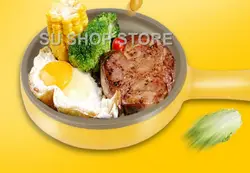 Многоцелевой бытовой мини-яичный омлет блинчики электрические жареные стейки сковорода антипригарные вареные яйца кипятильный