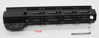 TriRock черный анодированный 7 ''9'' 10 ''11'' 12 ''13,5'' 15 ''17'' дюймовый M-lok зажимной стиль поручень Пикатинни система крепления