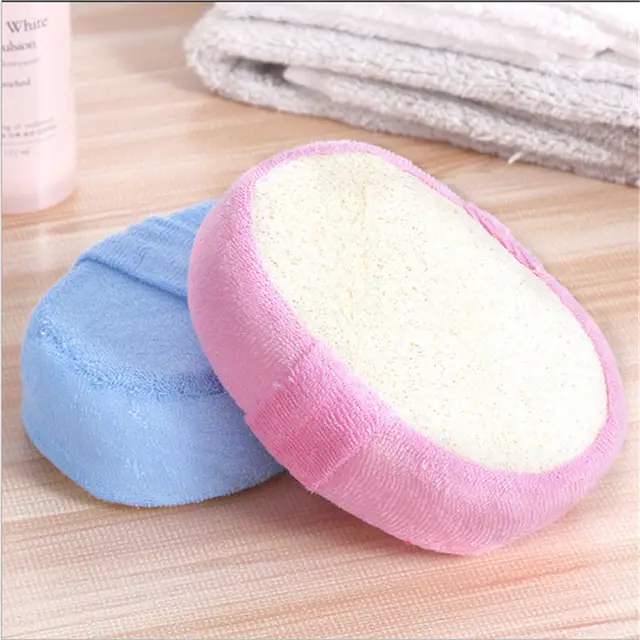 Natural Loofah Sponge Bathing Tool Body Shower Brush Scrubber Eco-friendly Body Exfoliator Cleaning Supply 14.5*10.5*4.5 CM 1 PC Natural Loofah Sponge Bathing Tool Body Shower Brush Scrubber Eco-friendly Body Exfoliator Cleaning Supply 14.5*10.5*4.5 CM 1 PC