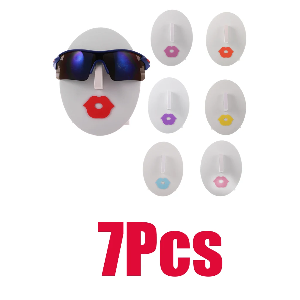

7pcs Novelty Chic Female Head Eyelasses Sunglasses Display Stand Holder Organizer EVA Sponge Jewelry Display Stand