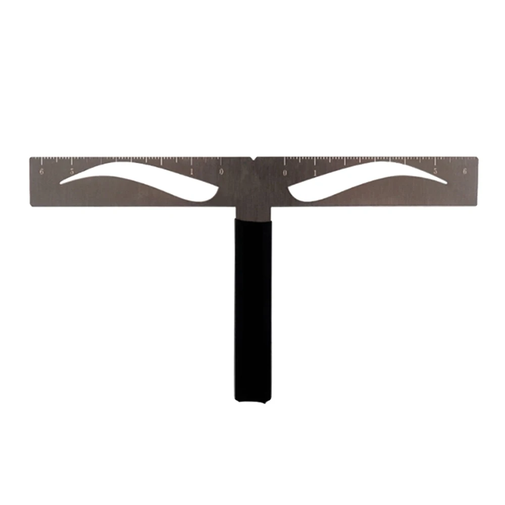 

Profesional Eyebrow Ruler T-shaped Positioning Makeup Permanent Stencils Grooming Stencil Shaper Balance Ruler Symmetrical Tool