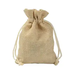 50 шт ежедневные поставки сумка для хранения Guuny свадебный из мешочной ткани джутовые подарочные мешочки Multi красочные белье джутовый шнур