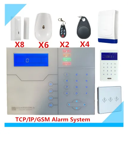 Discount  Big Discount Wireless TCP/IP GSM Alarm System Security Protection Home Smart Alarm system With Powe