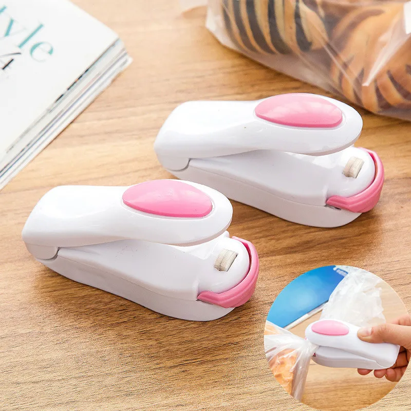 Mini Portable Food Clip Heat Sealing Machine Sealer For Snacks Candy Portable Bag Clip Seal Packing Plastic Bag Seal Capper