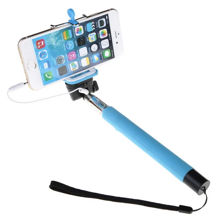 wired selfie stick handheld