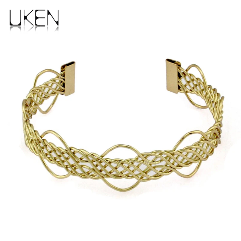 UKEN Alloy Weave Torques Simple Style Choker Necklaces For Women New