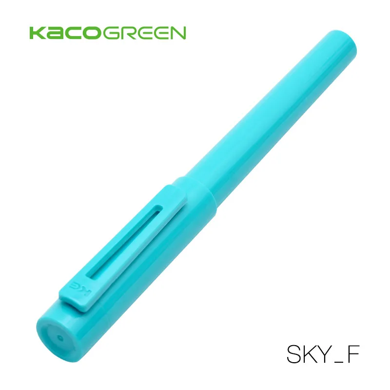 KACO SKY II авторучка, прозрачные цветные чернильные ручки с видимой коробкой, тонкий наконечник, 0,5 мм, подарочный набор, офисные, деловые, школьные принадлежности