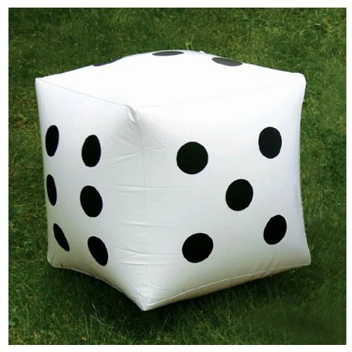 

ABWE 2 pcs. White Large Inflatable Dice Favors Pool Toys