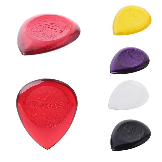 10PCS Acoustic Electric Guitar Bass Picks Plectrums Small Size 3 mmin