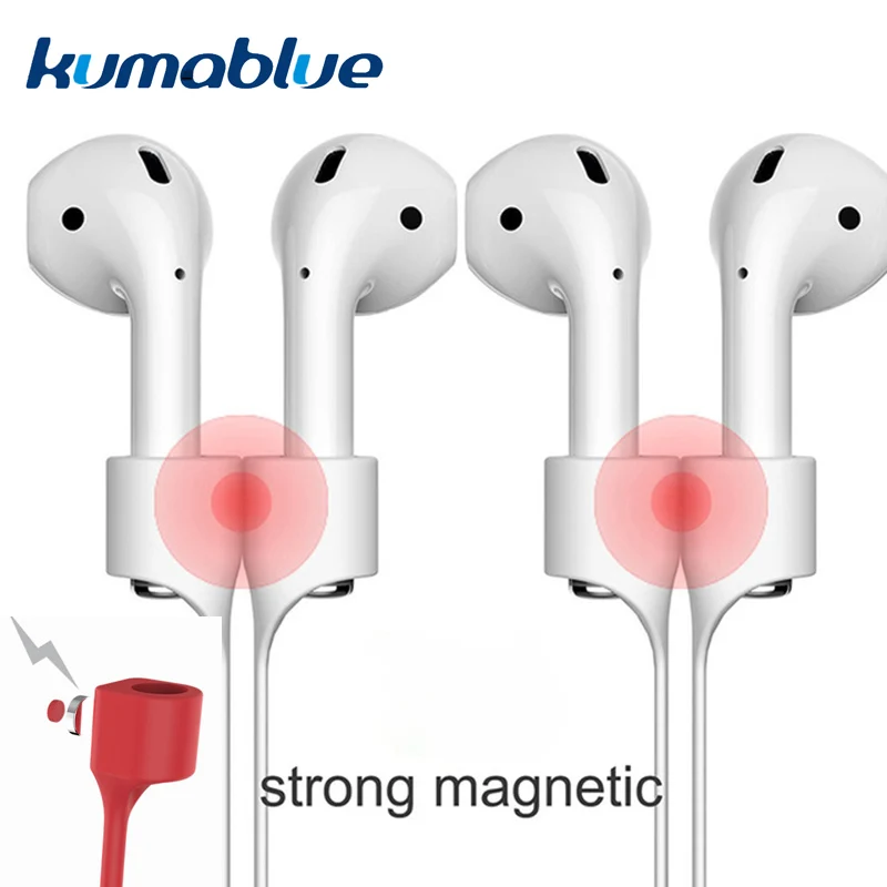 Bluetooth беспроводной ремешок для наушников Apple Airpods TWS i7 i9 анти потерянный Магнитная