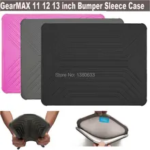2017 heißer gearmax 11,6 12 13,3 “silikon laptop für macbook air pro 11 13/oberfläche schutzhülle stoßstange beutel