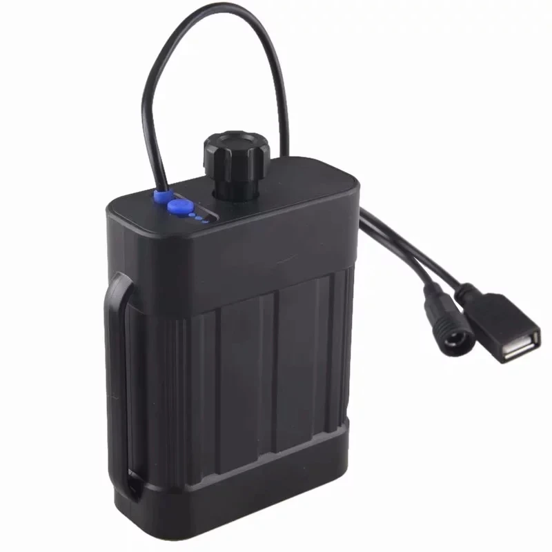 Discount DC USB 2 x 26650/18650 Holder compartment Waterproof Battery Pack Power Case Cover Box For Bike Headlight Bicycle Light Phone 19