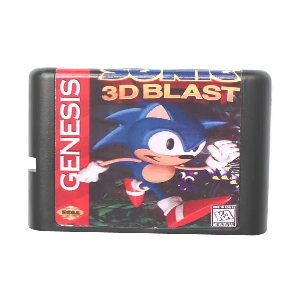 Sega MD игровая карта-Sonic 3D Blast для 16 бит игровой картридж Megadrive Genesis system | Электроника