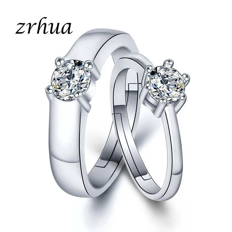 ZRHUA Высококачественная оригинальная кольца из стерлингового серебра 925 для мужчин и женщин, повседневные аксессуары для пальцев, Стерлинговое серебро, ювелирные изделия - Цвет основного камня: 3