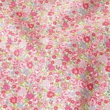 Полуметровая японская хлопковая ткань DIY Лоскутная Ткань Текстиль стеганая ткань для шитья Мини Роза А