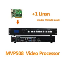 Открытый стационарный установка настенный ЖК-дисплей HD видео процессор с linsn ts802d Отправитель сравнить kystar ks600 switcher