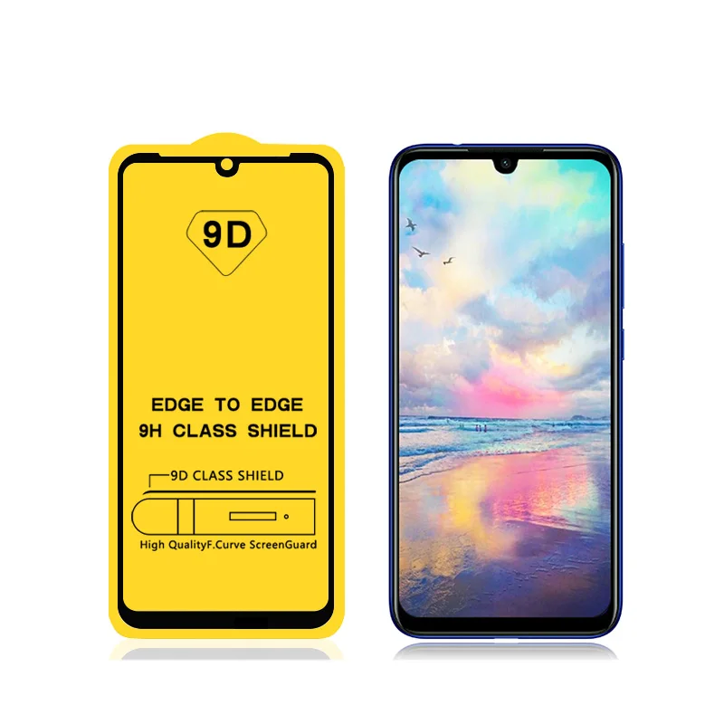 9D полное покрытие из закаленного стекла для Xiaomi 9 8 LITE Redmi Note 7 Защита экрана 5 PLUS