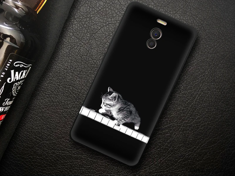 JURCHEN Soft Tpu Back Cover For Meizu M6 Note Case Silicone Matte Exquisite Print Phone Case For Meizu M6 Note Case Meizy Note 6 cases for meizu black