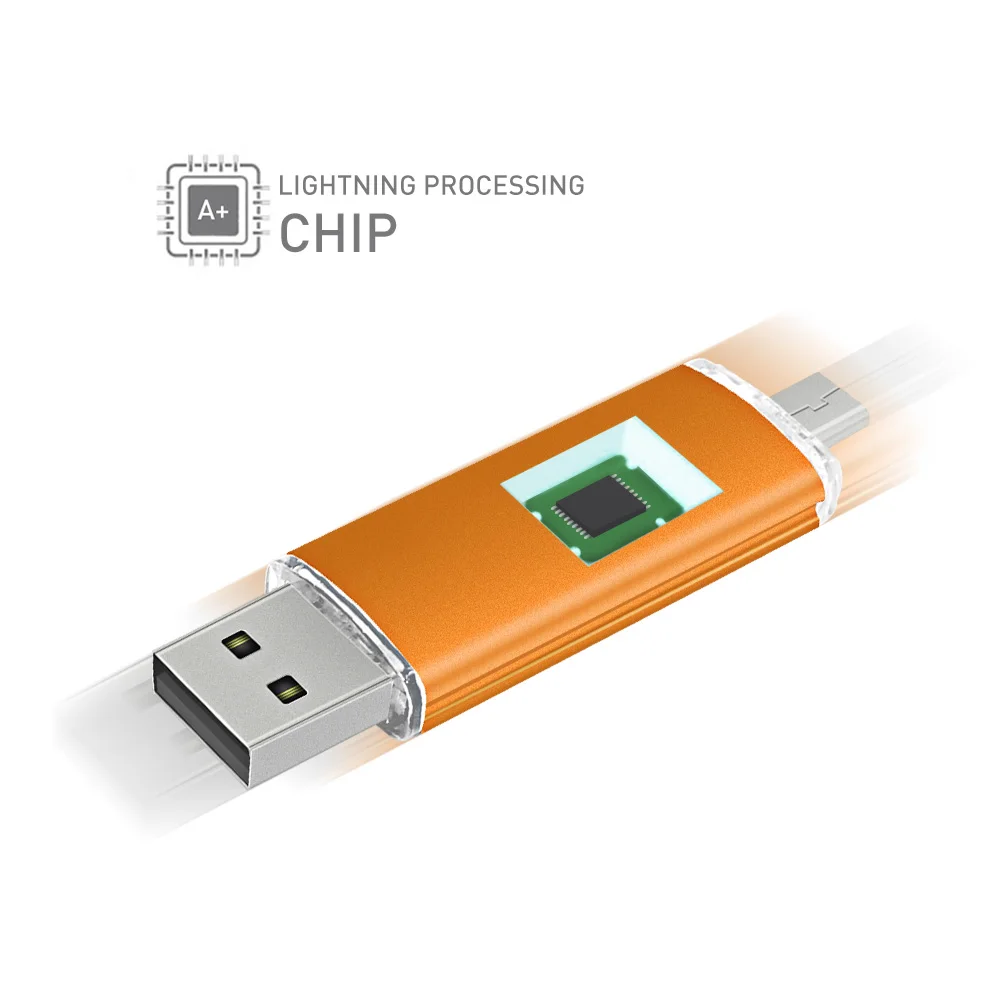 OTG USB флеш накопитель 32 ГБ для Android мобильный телефон металлические цветные Pendrive 64