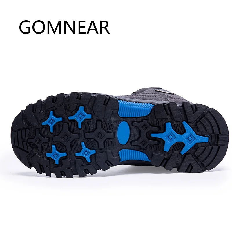 GOMNEAR-zapatos de senderismo impermeables para hombre, calzado de
