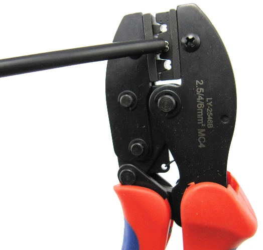 

Crimping tool for MC4 solar connector used for 2.5/4/6mm2 solar cable mini press plier