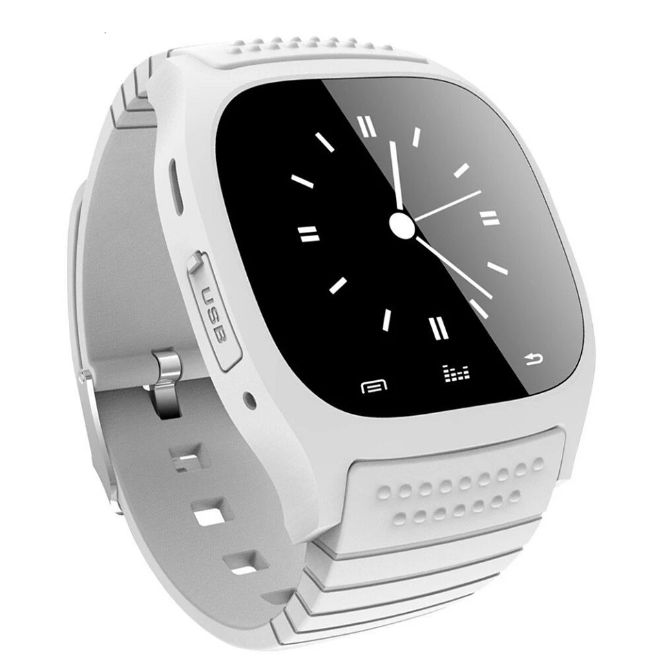 Умные часы TimeOwner M26 Bluetooth фитнес трекер Whatsapp Facebook SMS уведомление удаленная камера