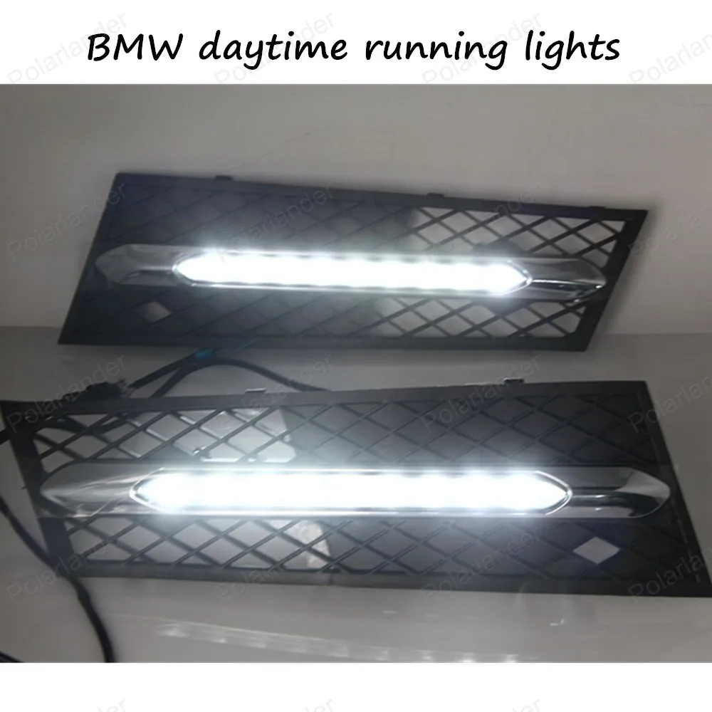 

Для BMW 5 Series 11-13 DRL высокий светильник светодиодный для автомобиля дневной ходовой светильник s авто передний бампер светодиодный противотуманный фонарь
