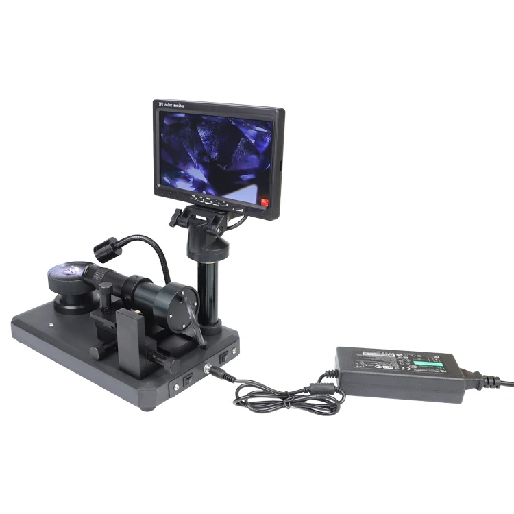 

Digital Industry Video Microscope Camera Diamond Inscription Viewer with 7" LCD Screen GlA certificate observer waist code
