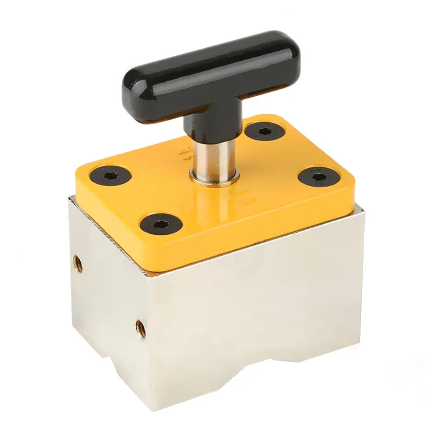 

120kg Powerful On-Off Square Fixture Magnets Magnetic Welding Holder Clamp for Metal or Wood Working 1 Piece per Pack