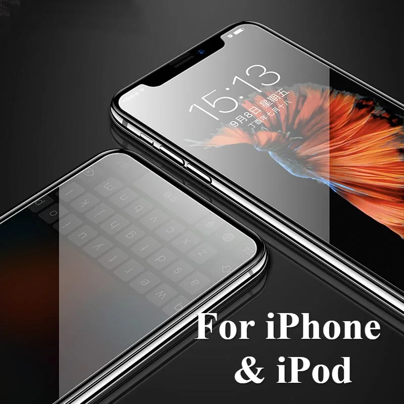 10 шт. закаленное стекло на iPhone 8 Plus X XS MAX XR Защитная пленка для экрана iphone 6 6S 7 4 4S 5 5S
