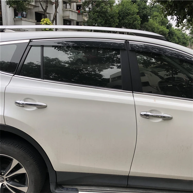 Для Rav4 Пластик оконный козырек Vent Оттенки Защита от солнца дождь дефлектор для Toyota Rav4 авто аксессуары 4 шт./компл. 2006-2013