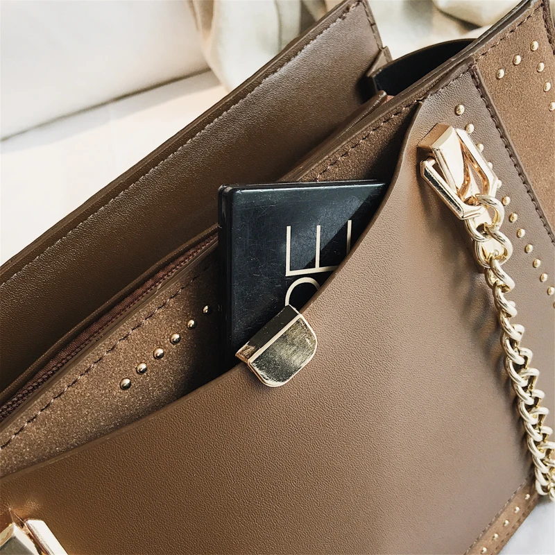 الفاخرة برشام حقيبة يد المرأة حقيبة مصمم العلامة التجارية المعادن سلسلة حمل حقيبة عارضة بو الجلود Crossbody حقيبة الفاخرة برشام حقيبة يد المرأة حقيبة مصمم العلامة التجارية المعادن سلسلة حمل حقيبة عارضة بو الجلود Crossbody حقيبة