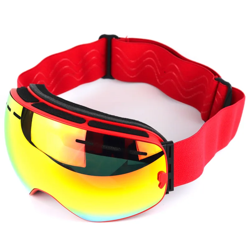 

Ski Mirror Adult Double Fog-proof Large Spherical Ski Glasses Equipped with Single Double Board Can Be Stuck Myopia