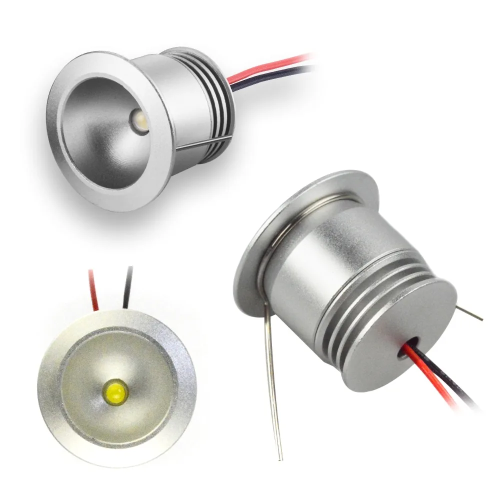 1w Mini Led Spotlight 25mm Cutout Recessed Under Cabinet Light