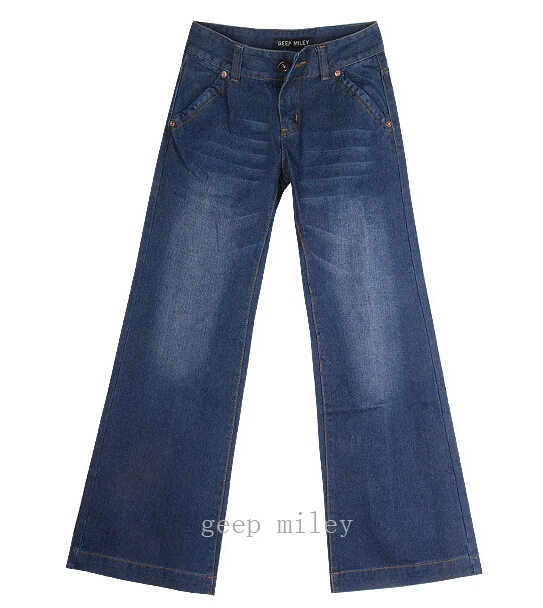 vintage bell-bottom mid waist slim butt-lifting boot cut wide leg flare women's jeans