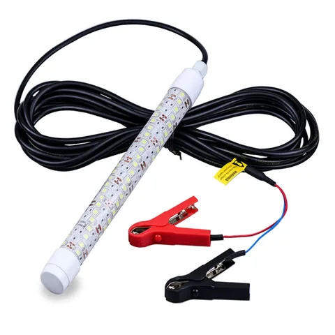 Subaquática de Pesca Conduziu a Lâmpada m de Cabo à Prova v Ip68 6 d’ Água Luz 20 w dc 12