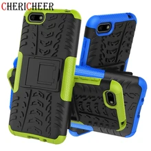 Rüstung Telefon Fällen Für Huawei Y5 2018 Honor 7 S Fall Honor7S 7 S Rugged Stehen Stoßstange Silikon Abdeckung Für huawei Y5 Prime 2018 Fall