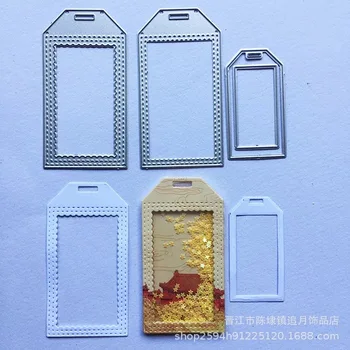 

3D Label/tag rocker card Metal Cutting Dies For Scrapbooking photo/album card Making 2019 new Die Set Embossing Card crafts