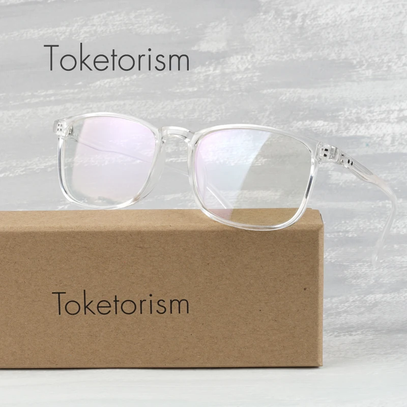 

Toketorism Ultralight glasses transparent women's glasses vintage spectacle frames men's eyeglasses for myopia 7242