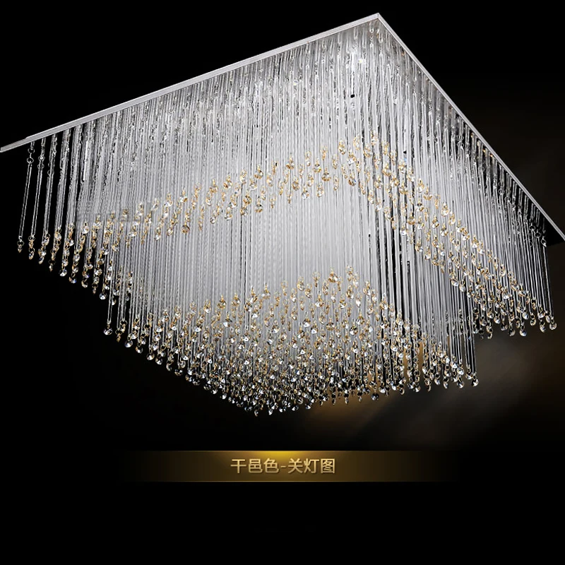 US $218.40 Led E14 Modern Stainless Steel Crystal LED LampLED LightCeiling LightsLED Ceiling LightCeiling Lamp For Foyer Dinninng Room