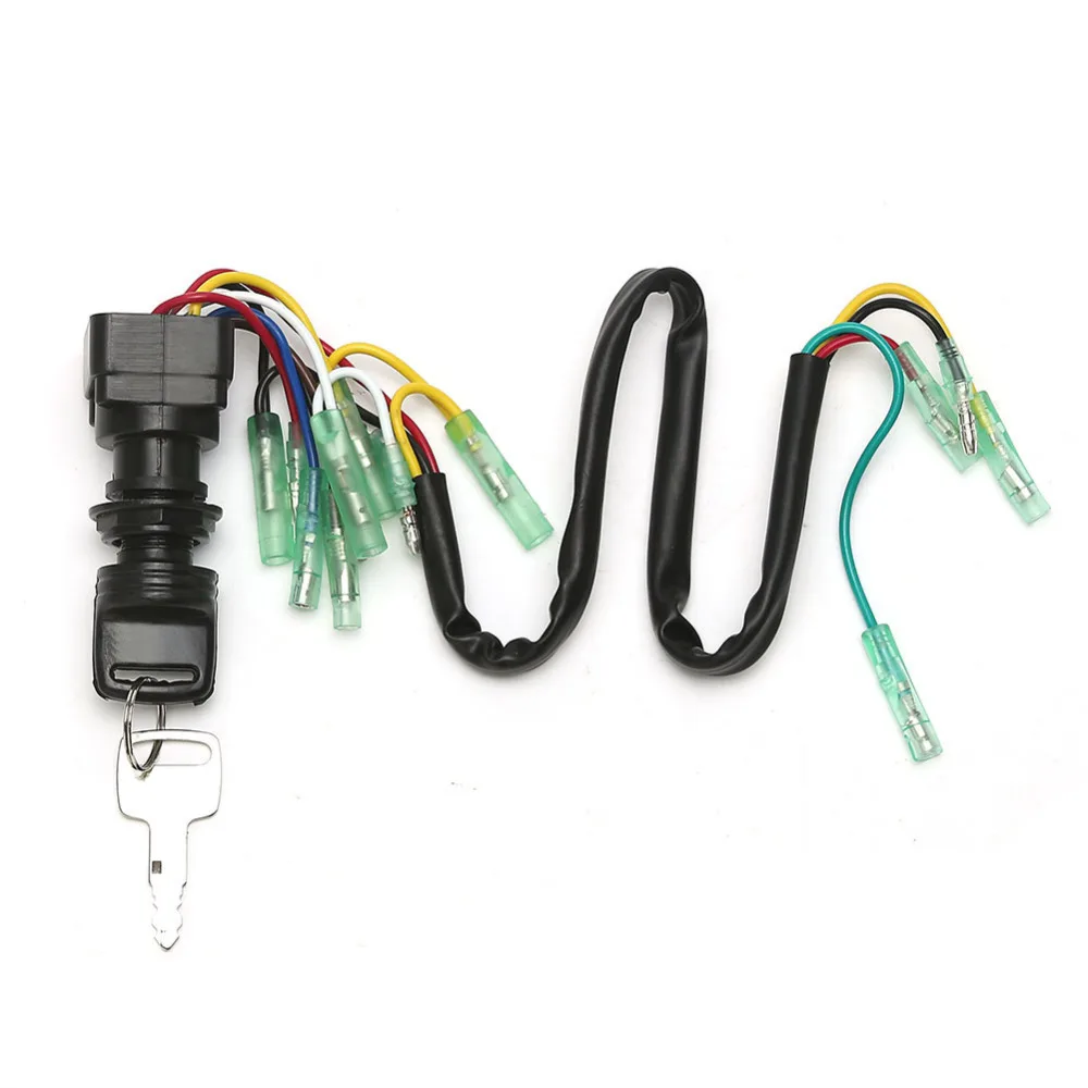 Ignition Main Switch Assy for Outboard Motor Control Box Main Switch Assy /& Switch Key