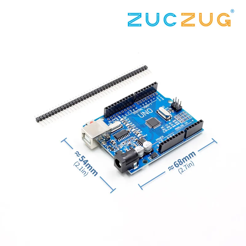 Высокое качество один Комплект UNO R3 CH340G+ MEGA328P Чип 16 МГц для Arduino UNO R3 макетная плата+ USB кабель - Цвет: UNO R3