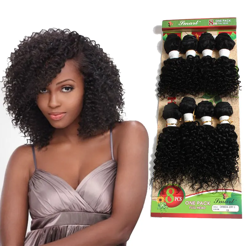 8pcs Lot Unprocessed Afro Kinky Curly Hair Brazilian Hair Weave