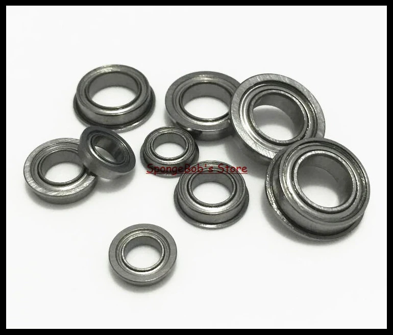 Fevas 50 PCS MF85ZZ Flanged Bearings 5x8x2.5 mm Flange Ball Bearings LF-850ZZ Fevas 50 PCS MF85ZZ Flanged Bearings 5x8x2.5 mm Flange Ball Bearings LF-850ZZ
