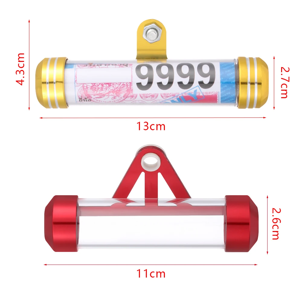 1 Набор мотоциклетный безопасный Налоговый диск для трубки держатель рамы водонепроницаемый налоговый держатель для трубки держатель для номерного знака аксессуары для мотоциклов и запчасти